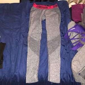 Gymshark flex leggings size S Navy/Berry